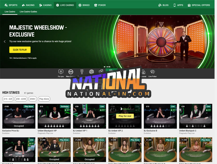 national Bonuses and Promotions